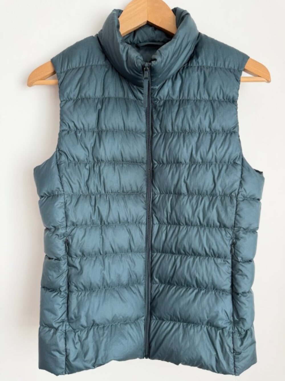 UNIQLO Ultra Light Down Puff Vest Teal Blue Green Size S